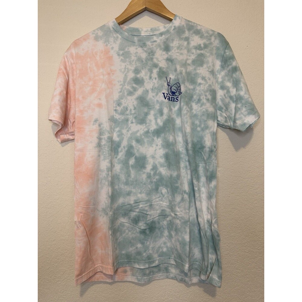 Vans Tell A Friend About Vans Tie Dye Shirt Adult Medium Frog Skeleton Graphic